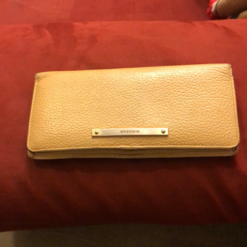 Brahmin Women's Beige Leather Wallet